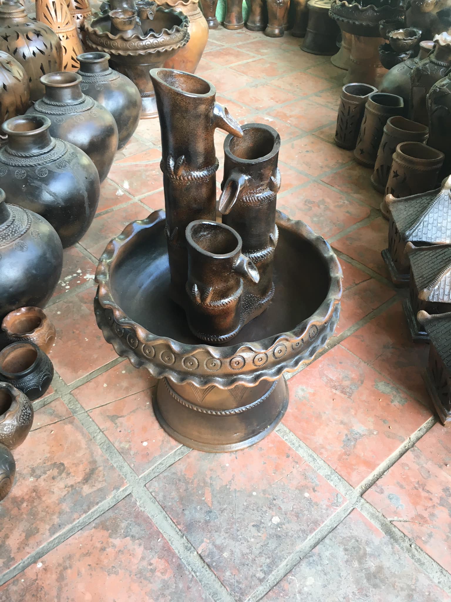 Traditional Pattern Vase